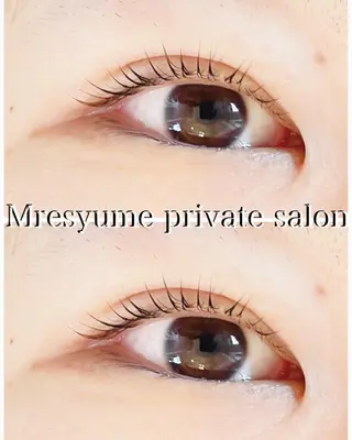 マツエク・マツパ Mresyume MAYUのマツエク・マツパデザイン