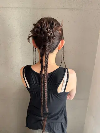 ロング ヘアアレンジ マツダテホノカ🌼 ボブ・ハイトーン🌼のヘアスタイル