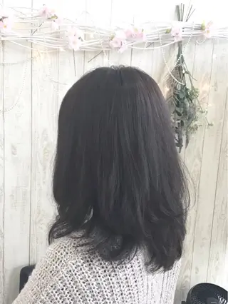 セミロング 工藤 麻知子のヘアスタイル