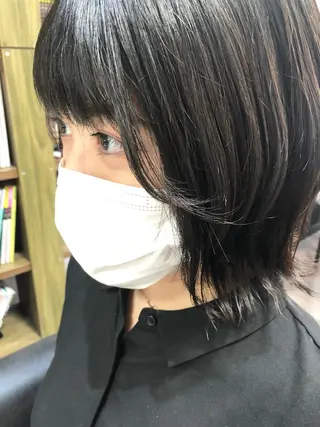 ショート ヘアアレンジ 🤍清楚系 韓国レイヤー🤍拓朗のヘアスタイル