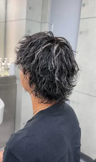 パーマ メンズ CHROM TOKYO ALT所属・🔥メンズ専門🔥 佐々木 パーマ大人気のヘアスタイル