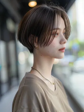 ショート L'aube by luclu所属・笠谷 正之のヘアスタイル