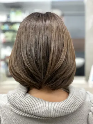 ショート 🌟髪質改善ケアカラ ー美髪縮毛矯正y🌟のヘアスタイル