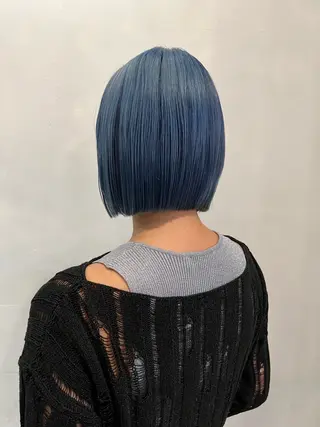 ミディアム カラー ヘアアレンジ 久保 嗣温のヘアスタイル
