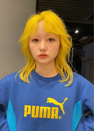カラー 名古屋カラーモデル SOLAのヘアスタイル