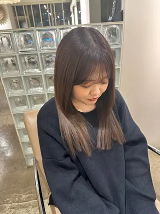 ロング カラー micoto kuronoのヘアスタイル