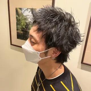 ショート カラー メンズ 古沢 みづきのヘアスタイル