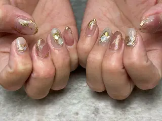 ネイル La vie mi nailニュアンスのネイルデザイン