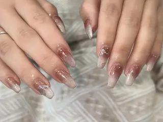 ネイル ki🍒🍒 ki ツルツルネイルのネイルデザイン