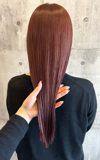 セミロング 田中 愛巳のヘアスタイル