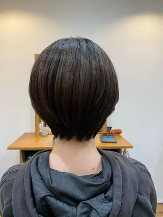 ショート 癖毛&ダメージ改善 カット/soyaのヘアスタイル