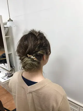 ヘアアレンジ [髪質改善] 北生駒 店長/古居聖理のヘアスタイル