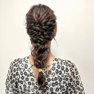 ロング ヘアアレンジ PRIVATE SALON EYES所属・EYES リアのマツエク・マツパデザイン