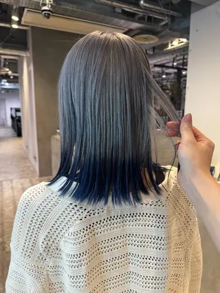 カラー 派手髪デザイン なかむらるか🐬💞のヘアスタイル