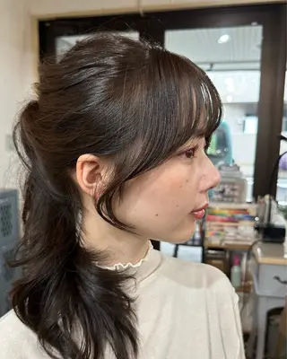フリーランス所属・韓国ヘア レイヤー くびれヘアMATSUのヘアスタイル