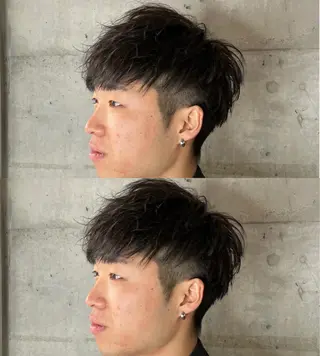 メンズ フリーランスシェアサロンルレイル所属・心斎橋/メンズ /ルレイル/地形真希のヘアスタイル