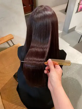 セミロング 石田 まいやのヘアスタイル