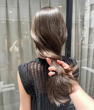 カラー hiyoka🐈‍⬛ ◎暖色カラー🥀のヘアスタイル