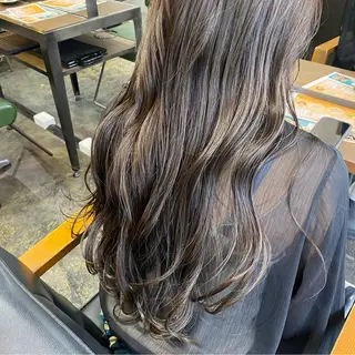 ロング カラー くすみカラー♡ Yuukaのヘアスタイル