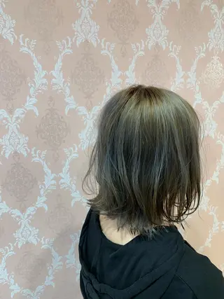 ミディアム カラー 工藤 勇樹のヘアスタイル