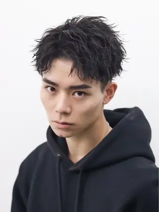 ショート カラー パーマ ヘアアレンジ メンズ メンズ特化❤️🔥 RIKU❤️🔥のヘアスタイル