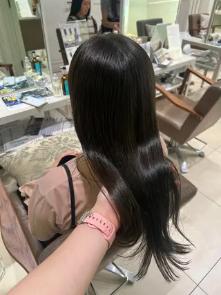 カラー うる艶ヘア/似合わせ スタイル🫧池田優紀のヘアスタイル