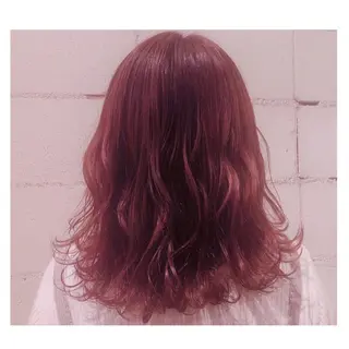 ミディアム ❁⃘ ち だ り さ ❁⃘のヘアスタイル