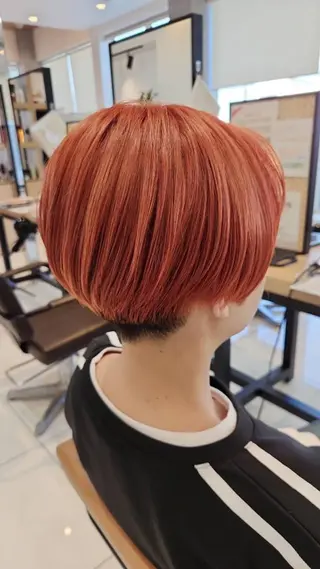 カラー ショート ルクール柏崎店　山岸 亜依瑠のヘアスタイル
