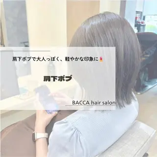 ミディアム 桜木町2分/くびれ /ボブ/ナチュラルのヘアスタイル