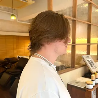 ミディアム パーマ メンズ CANAAN hair salon 表参道店所属・🌿メンズスタイル/ パーマ/村松蒼真🍃のヘアスタイル