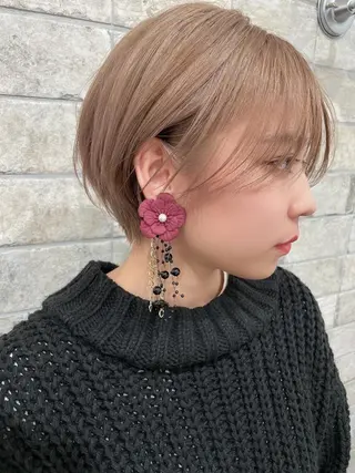 ショート 🎗️comoda 神戸三宮 髪質改善のヘアスタイル