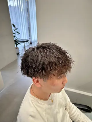 ショート パーマ メンズ 立川メンズパーマ職人 小泉文人のヘアスタイル