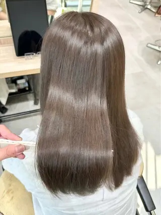 ミディアム ✨透明感 艶カラー恵比寿✨のヘアスタイル