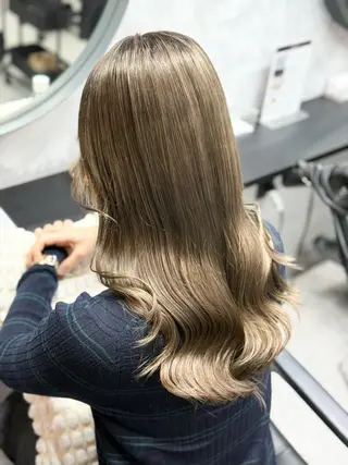 セミロング カラー ヘアアレンジ エクステ/髪質改善 🖤RYUSEI🖤のヘアスタイル
