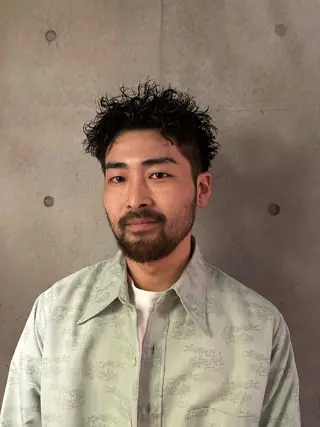 パーマ メンズ 似合わせカット /パーマ岡本淳平のヘアスタイル