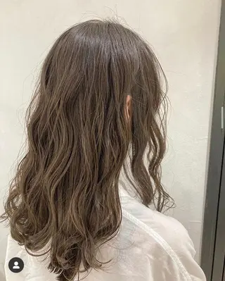 セミロング カラー ヘアアレンジ エグチ アキラのヘアスタイル