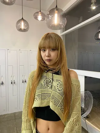 ロング clear of hair　 池下店所属・川角 しなのヘアスタイル