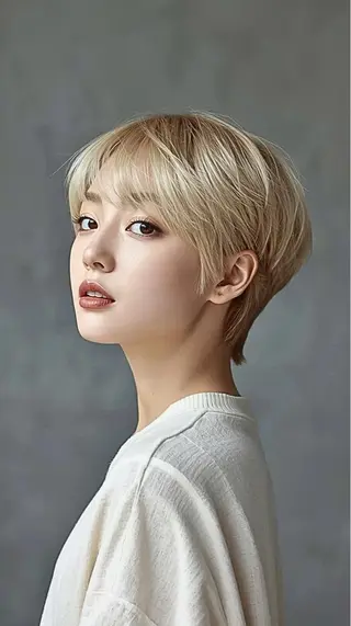 ショート カラー TMJ所属・拓麿✂︎/ショート 専門×透明感カラーのヘアスタイル