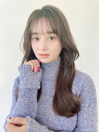 ロング カラー リピーター多数🌟 メンズ限定 松本理沙のヘアスタイル