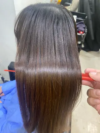 セミロング 銀座⚜️【脱白髪染め 美髪矯正】トグチのヘアスタイル