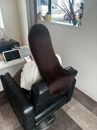 ロング 🍒サクラ🍒 /透明感カラー/艶髪のヘアスタイル