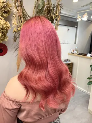 セミロング レイヤー×縮毛矯正 深見 拓のヘアスタイル