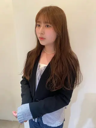 ロング カラー riria/ボブ /ブラウンカラー🎀のヘアスタイル