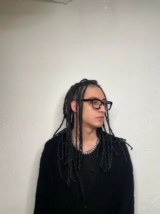 メンズ コーンロウ／ブレイズ SYUのヘアスタイル