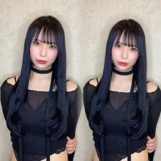 ロング カラー 吉成 葉南のヘアスタイル