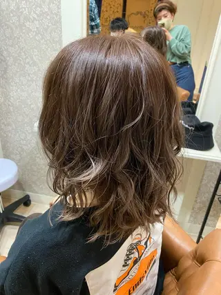 カラー Bonheur  KAWANISHI所属・ノンダメージ 🥑mikubanのヘアスタイル