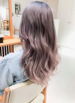 ロング カラー Days 透明感カラーのヘアスタイル