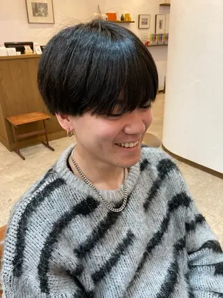 ショート メンズ カット特化型 美容師/栗本のヘアスタイル