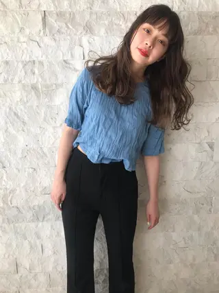 ミディアム カラー suvvy hairsalonのヘアスタイル