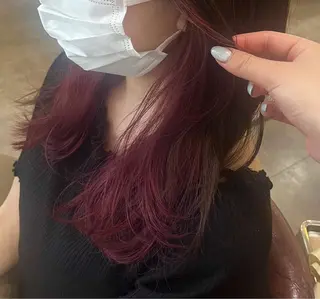 ロング メンズ特化 ティアラのヘアスタイル